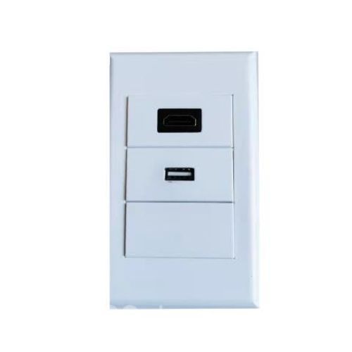 Placa a muro hdmi y usb 2.0. tipo copla