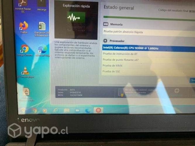 Notebook Lenovo, excelente estado, poco uso 5 años