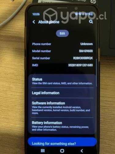 Samsung s9 impecable