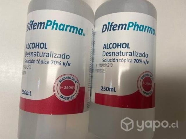 5 frasco solución antiséptica