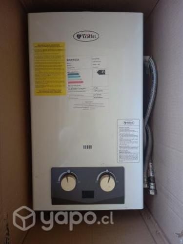 calefont de tiro abierto. Gas natural. 7 LT