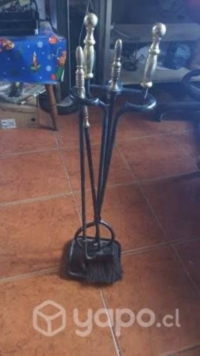 Antiguo Kit Para Chimeneas y Cocinas a Leña