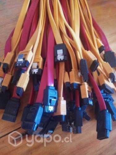 Cable sata 50cm aprox rojo naranjo - curico