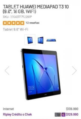 Tablet huawei mediapad