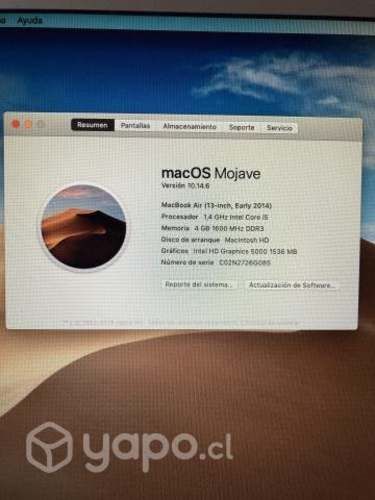 Macbook Air Early 2014 13&quot;