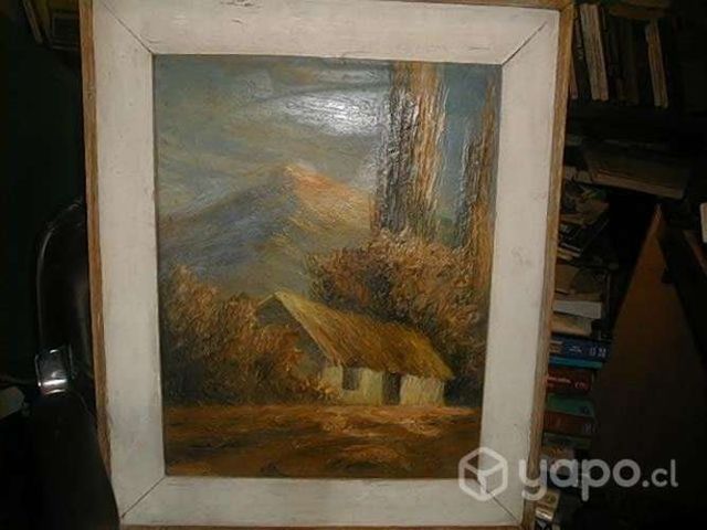 Cuadro pintura oleo paisaje