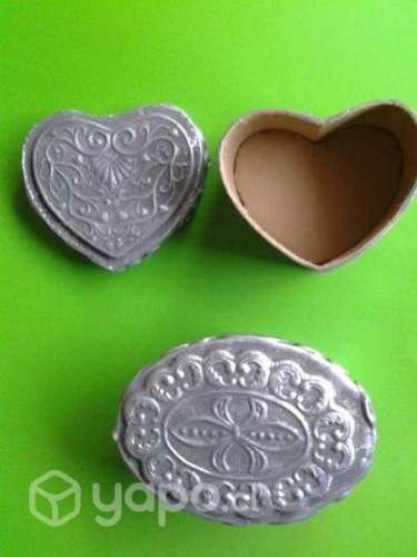 Joyeros plateados set de 4