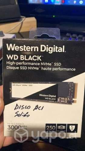 DISCO SSD WD BLACK 250gb nuevo