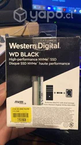 DISCO SSD WD BLACK 250gb nuevo