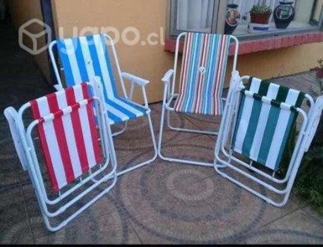 Pack De 2 Sillas Playa o Piscina Verano Resistente