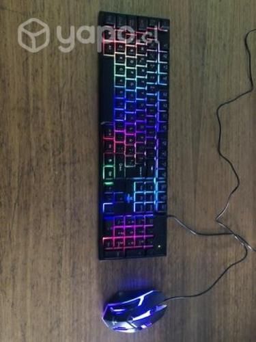 Teclado y mause gamer (Sin caja)