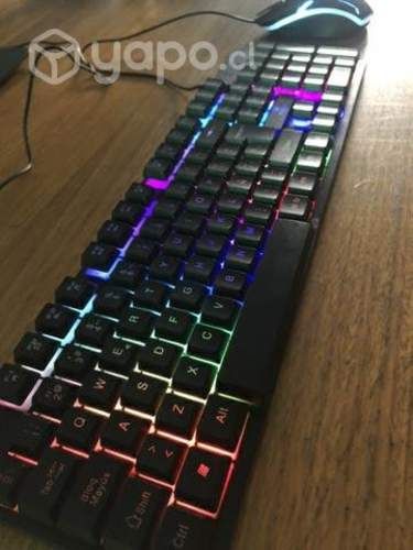 Teclado y mause gamer (Sin caja)