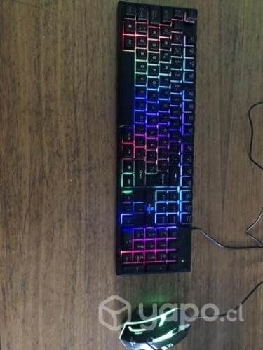 Teclado y mause gamer (Sin caja)