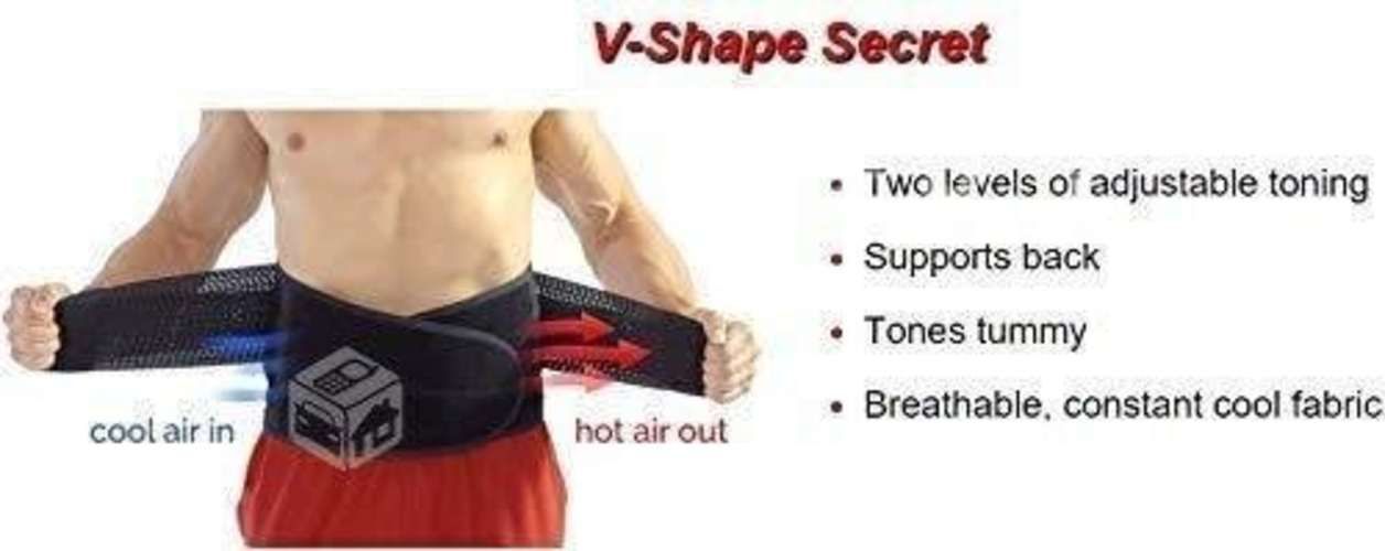 Faja Cinturón Muscular Compresora Ajustable Unisex