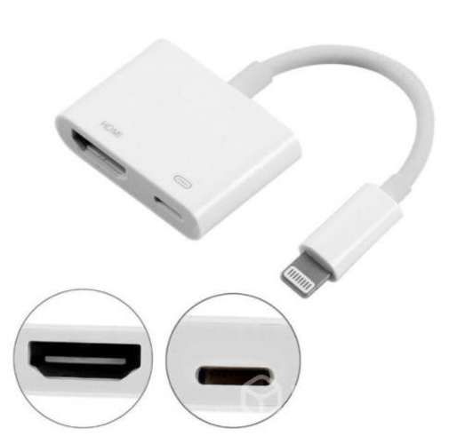 Cable Adaptador Lightning A HDMI Hembra + Puerto D