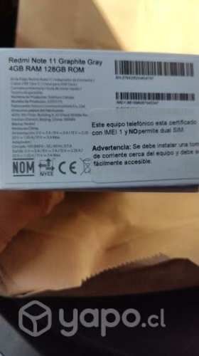 Smartphone Xaomi Redmi note 11