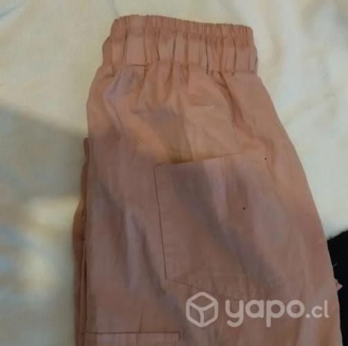 Pantalón cargo rosado