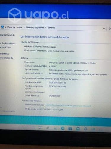 Notebook Asus X540L (precio conversable)