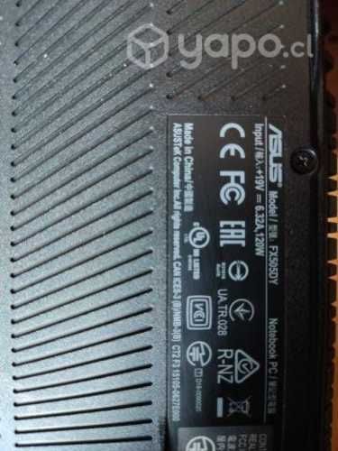 Notebook Asus tuf FX505DY AMD RADEON RX 560x de 4