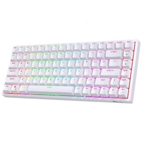Teclado Blanco Mecánico Gamer Royal Kludge 84