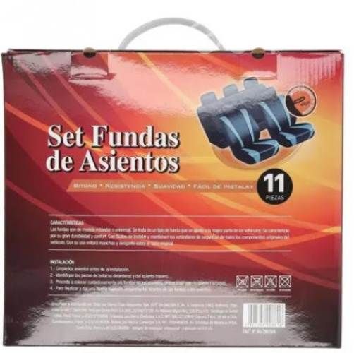 Funda asientos estandar negro gris