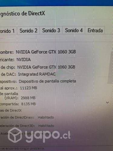 Pc de escritorio GTX 1060 + I7