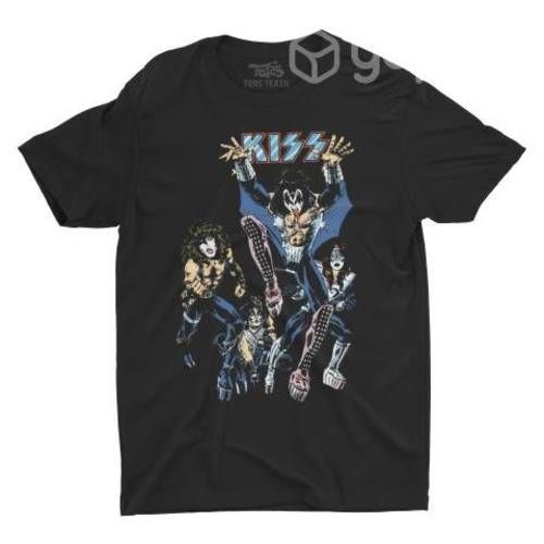 Polera Kiss Banda Blues Rock Metal