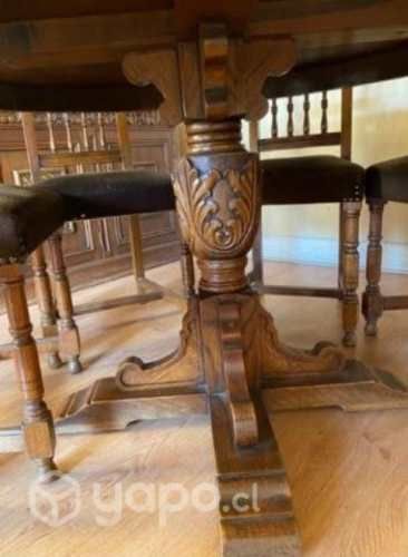 Juego de Comedor de madera para 6 personas