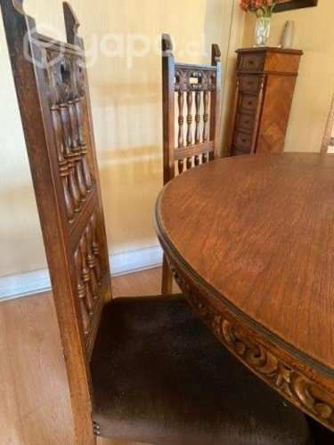 Juego de Comedor de madera para 6 personas