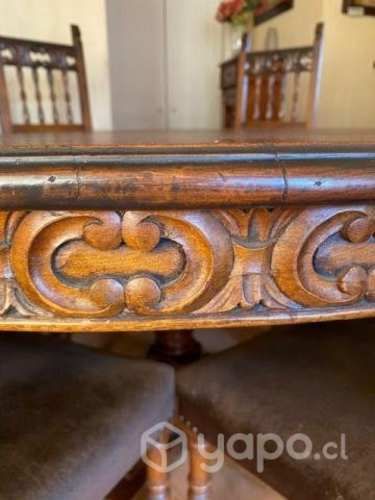 Juego de Comedor de madera para 6 personas