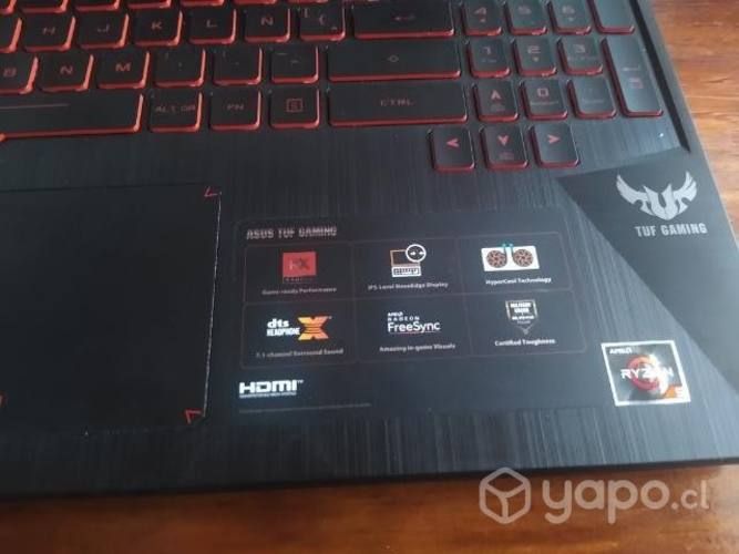 Notebook gamer Asus Tuf FX505DY