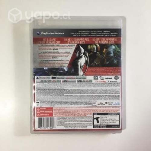 Juego Batman ps3