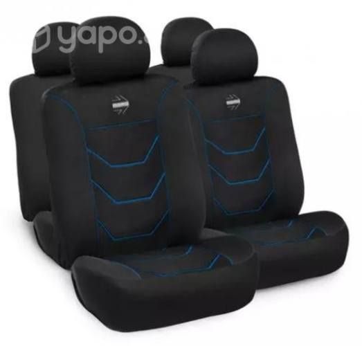 Funda asiento 1 momo negro azul