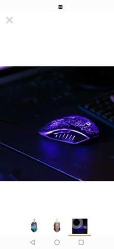 Mouse gamer + funda notebook 14' nuevos