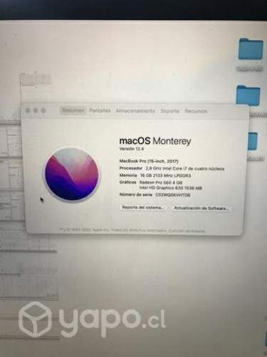 Macbook pro touch bar 15&quot;