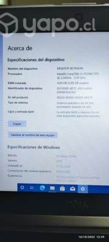 Notebook DELL Latitude E6420