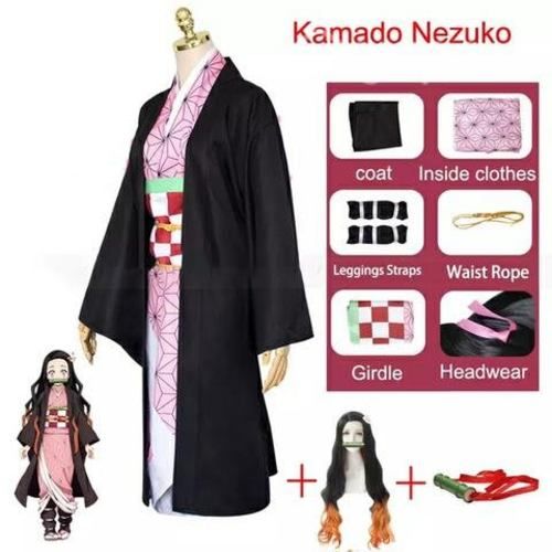 Cosplay nezuko demon slayer (sin peluca)