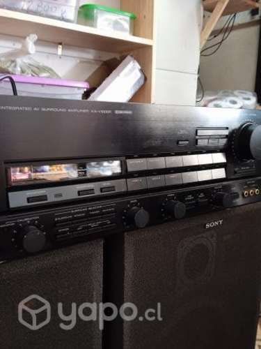 Parlantes y amplificador