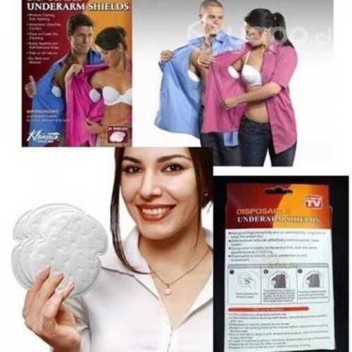 12 Parches AntiTranspirante Desechable Para Axila