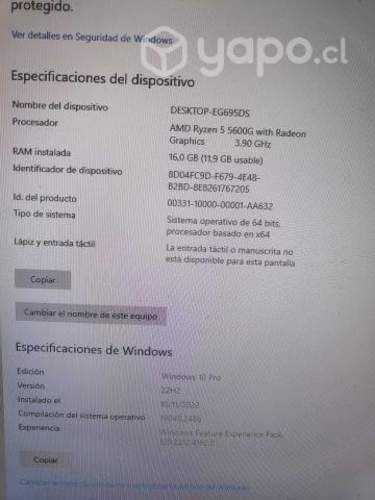 Pc Gamer Ryzen 5 5600G