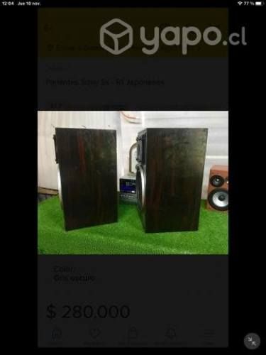 Parlantes SONY SS R1 modelo japoneses escasos