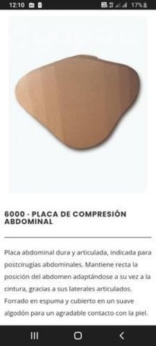 Faja postoperatoria VOE casi nueva media pierna