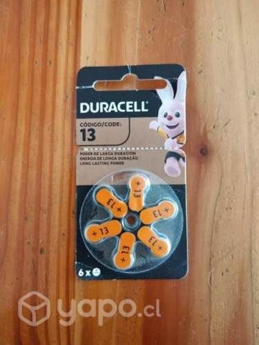 Pilas audífonos duracell +13