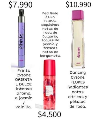 Perfumes dulces/floral/herbal