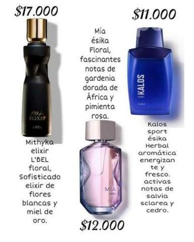 Perfumes dulces/floral/herbal