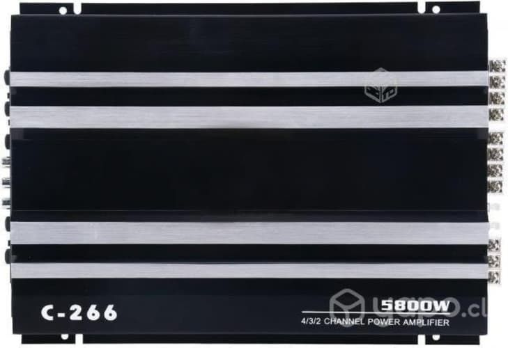 Amplificador de Audio Para Auto 4 Canales 5800w