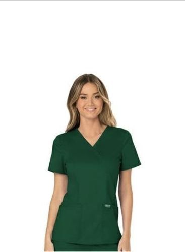 Polera clínica mujer Cherokee verde talla S