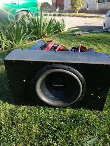 bajo 12 y amplificador de 800 w