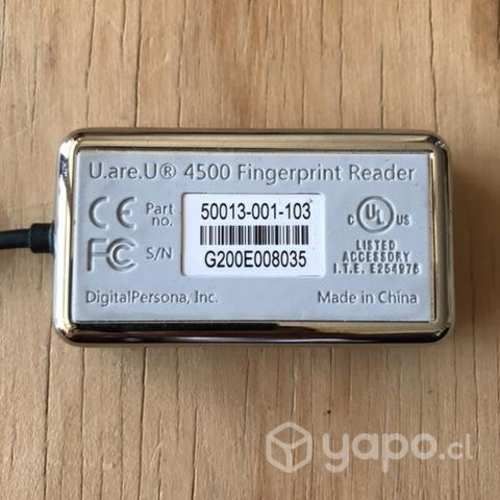 Lector biométrico de huellas dactilares