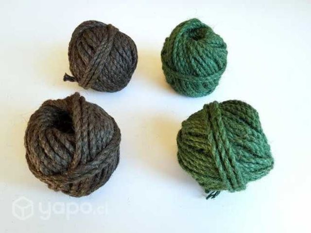 Ovillos Yute 4mm Colores 100 Grs